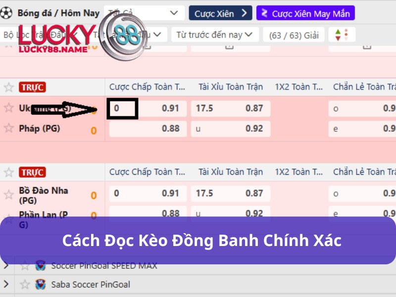 Kèo Đồng Banh Là Gì – Hướng Dẫn Cách Chơi Hiệu Quả Cho Người Mới 3 Hướng dẫn đọc Kèo Đồng Banh chính xác